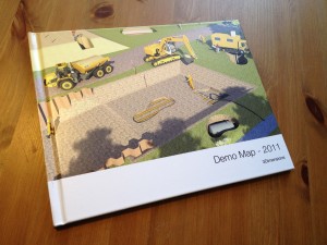 Demo Map gedrukt